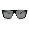 thumbnail image 5 of Kush Mens Color Mirror Flat Top Urban Fashion Horn Rim Sunglasses [Black - Gold Mirror], 5 of 8