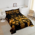thumbnail image 7 of Erosebridal Geometric Comforter Sets Twin Size for Teens, Gradient Sauqre Comforters & Duvets, Space Room Decor, Reversible 2pcs, 7 of 7