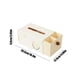 thumbnail image 3 of Ganfancp Caja de Pañuelos con Forma de Queso Caja de Almacenamiento con Mando a Distancia Mesa de Centro de Salón Caja de Pañuelos de Sobremesa Caja de Pañuelos Multifunción Caja de Pañuelos de Mesil, 3 of 6