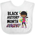 thumbnail image 3 of Inktastic Black History Month Rocks- Girl with Guitar Boys or Girls Baby Bib, 3 of 4