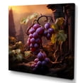 thumbnail image 2 of Designart "Royal Grapes from the Vineyard I" Food & Beverage Wall Art - Traditional Green Fruits Living Room Canvas Art, 2 of 6