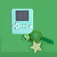 thumbnail image 3 of Mini Game Tetris Keychain Bell Pentagram Backpack Charm Pocket Child Portable Puzzle Game Toy Game Keychain, 3 of 5