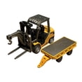 thumbnail image 4 of Carretilla elevadora RC a escala 1/64, juguete de construcción de metal RC para niños aficionados al RC Carro con palé, 4 of 9