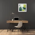 thumbnail image 3 of Orlov, Irena 15x15 White Modern Wood Framed Museum Art Print Titled - Blue and Green Inspiration II, 3 of 4