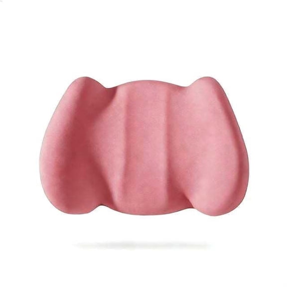 KINGWOLF Car Back Cushion Ergonomic Lumbar Support Universal Fit Pink
