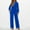 Blue, variant on Women's Loose Belted Dressy Crewneck Jumpsuit Long Wide Legs formal Rompers One Piece Jumpsuit Jumpsuits for Women Dressy Womens Pants Long Sleeve Jumpsuit for Women,Hot Pink,Size L