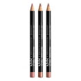 thumbnail image 1 of Delineador de labios NYX PROFESSIONAL MAKEUP Slim, paquete de 3, 1 of 7