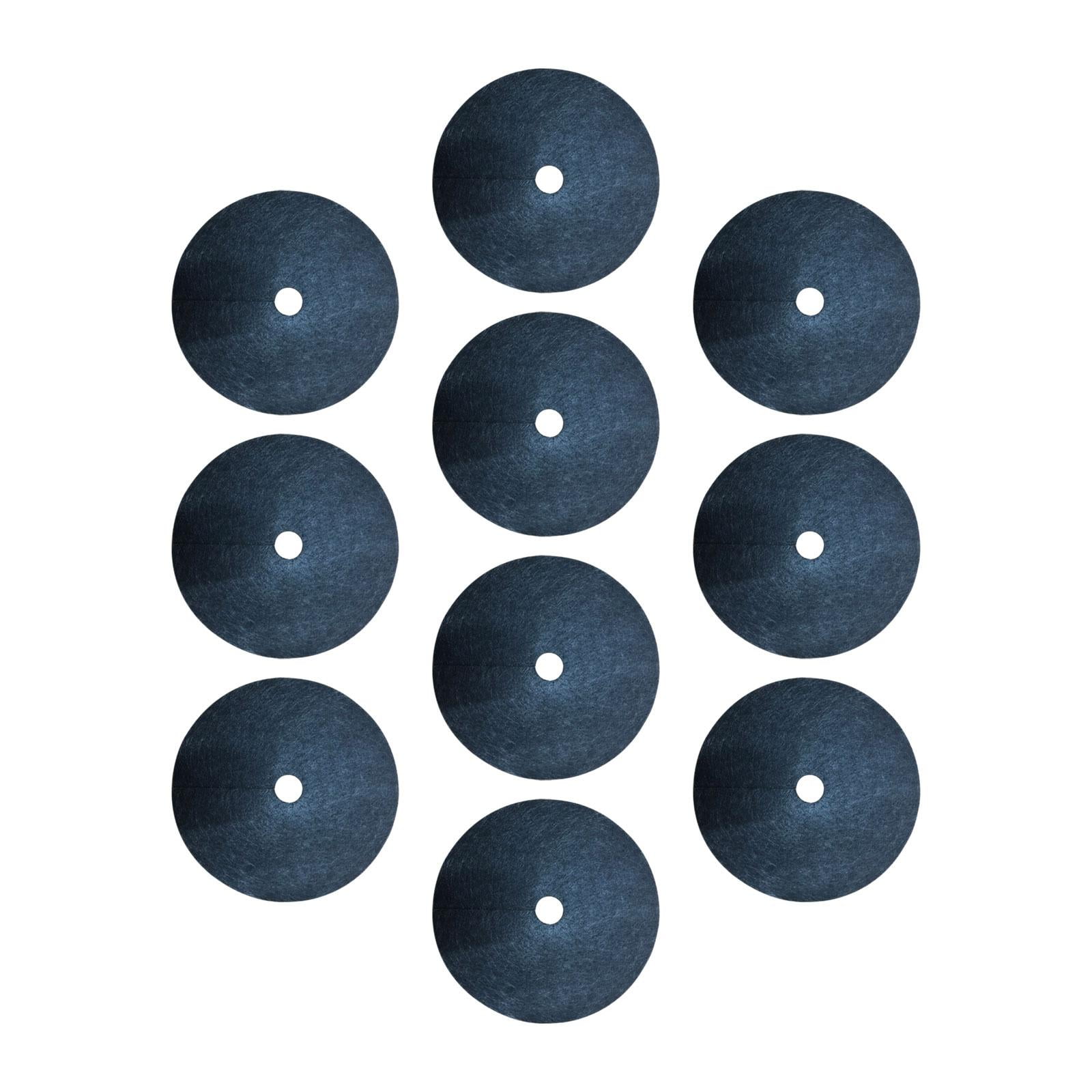 FashionCha 10 Pieces Tree Mulch Rings for Weed Control Fruit Tree Protector Thickened Plant Black