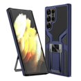 thumbnail image 1 of For Samsung Galaxy S21 Ultra Case, Galaxy S21 Ultra Case with Kickstand Fit Car Mount Heavy Duty Protective Bumper Shockproof Rugged Case Holder TPU Hard PC Shell for Samsung S21 Ultra 5G rose blue, 1 of 6