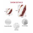 thumbnail image 7 of Marble Red Kitchen Dish Towels for Drying Dishes Set of 4, Gold Foil Ceramic Style Cracks Scratches Waffle Weave Microfiber Hand Tea Bathroom Towels Quick Dry & Absorbent Towel 15.7x23.6, 7 of 7