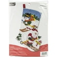 thumbnail image 2 of Bucilla Felt Stocking Applique Kit 18" Long-Downhill Skiers, 2 of 3