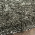 thumbnail image 6 of SAFAVIEH Paris Darwin Plush Polyester Shag Area Rug, Silver, 5' x 5' Round, 6 of 6