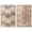 Silver Frame, variant on Unsewn Ginkgo & Streamline Scallop Canvas Print Gold Boho Wall Decor Set by Art Remedy, Gallery Wrapped, 36 x 54