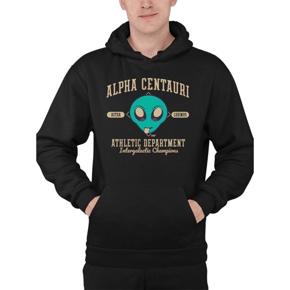 Alpha Centauri Athletics - Alien Sports Emoji Graphic Men's Hoodie