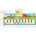 thumbnail image 2 of Alfombrilla de instrumentos para niños, Alfombra de música, Alfombra de piano con animales, Alfombra verde para pedales de bebé, 2 of 4