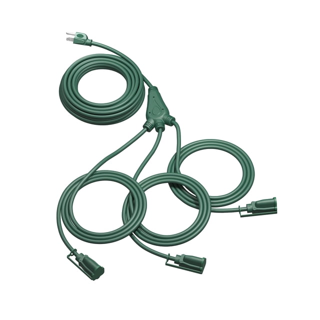 Cable de extensión para exteriores DEWENWILS, divisor de 1 a 3, 40 pies