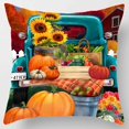 thumbnail image 4 of Nueva funda de almohada de 45*45 cm, funda de almohada de abrazo de idioma, funda de almohada de Acción de Gracias de enano feliz, decoración de granja adecuada para sofá, arena, decoración del hogar, 4 of 5