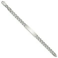 thumbnail image 2 of Sterling Silver 8inch Engraveable Antiqued Curb Link ID Bracelet, 2 of 3