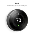 thumbnail image 2 of Google Nest Learning Thermostat - Black, 2 of 12
