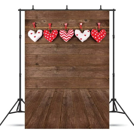 Image of 5x7ft Mother s Day Photography Backdrops Brown Wood Backdrops Mother s Day Baby Bridal Shower Newborn Kid Birthday Party Decor Banner D123