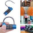 thumbnail image 5 of Digit Combination Lock, Gym Locker Lock, Resettable Heavy Duty Lock, U-Shaped Security Code Lock(Blue), 5 of 5