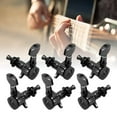 thumbnail image 4 of Guitar Locking Tuners, Guitar Tuners Lock String Sealed Tuning Key Pegs Machine Heads Music Accessory, 4 of 8