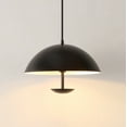 thumbnail image 4 of SAFAVIEH Lybrin 3-Light Black Metal Pendant Light with Black Metal Shade, 4 of 8