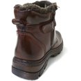 thumbnail image 2 of Men's Winter Boots Ankle Faux Fur Full Lined Lace up Side Zipper Shoes, 2 of 6