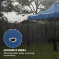 thumbnail image 4 of Toldo de repuesto Outsunny de 300 x 300 cm, color azul marino UPF50+, 4 of 9