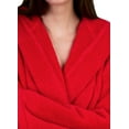 thumbnail image 3 of TowelSelections Women's Robe Soft Plush Fleece Hooded Spa Bathrobe Medium/Large Hibiscus, 3 of 6