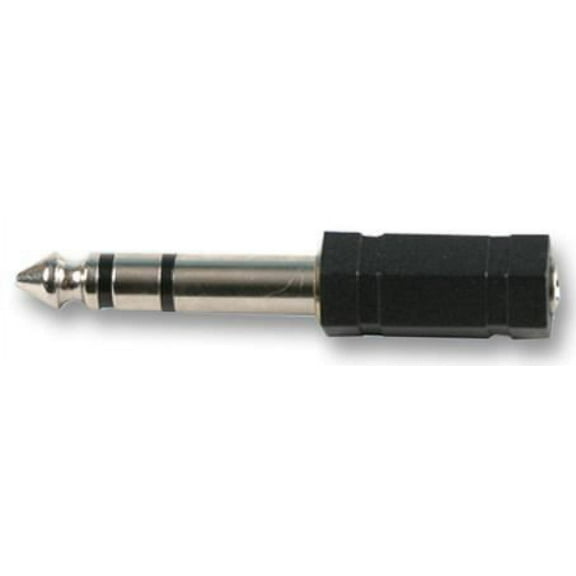 PRO SIGNAL 3.5mm Stereo Socket to 6.25mm (1/4") Stereo Jack Plug Adaptor Plastic