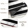 thumbnail image 6 of Black White Striped Round Area Rug 3Ft Washable Small Circle Rugs for Kitchen Entryway, Baseball Stripes Farmhouse Art Non-Slip Carpet Floor Mats Indoor Outdoor Carpet Runner Aesthetic Home Decor, 6 of 8