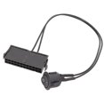 thumbnail image 1 of Fuente de alimentación ATX hembra de 24 pines Probador de arranque Puente de arranque Cable de interruptor de encendido y apagado 18AWG 30CM, 1 of 5