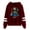 Claret, variant on Cuco 4U Tour Logo Merch Pullover Hoodies Unisex Fashion Pocketless Parallel Bars Sleeve Streetwear