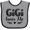 Heather and Black, variant on Inktastic My Gigi Loves Me Girls Girls Baby Bib