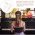 thumbnail image 3 of TEHAUX Women’s Bow Hairpin Set of 4, Elegant Hair Clips for Secure Hold and Stylish Hair Accessories, 3 of 7