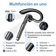thumbnail image 3 of GuDoQi Auriculares Bluetooth, Auriculares Inal&aacute;mbricos con Micr&oacute;fono, Cancelaci&oacute;n de Ruido CVC8.0, Impermeables, 48H Est&eacute;reo, Auriculares Manos Libres de Un, 3 of 7