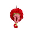 thumbnail image 2 of Corona Pierna Elfo Navidad Guirnaldas Patas (patas) Rojo, 2 of 4