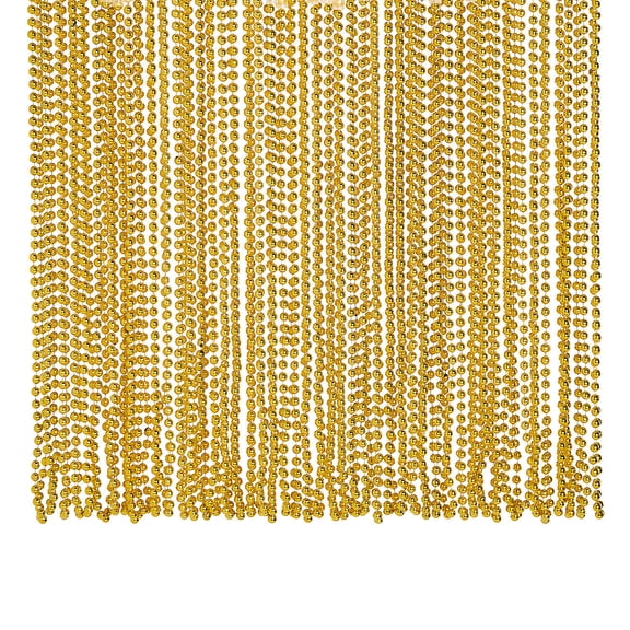 Mega Bulk 720 Pieces Gold Metallic Bead Necklaces