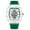 K-2391B Green, variant on Fashion Hollowed Men Watches Tonneau Transparent Analog Display Silicone Strap Calendar Quartz Waterproof Trend Male Wrist Watch