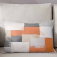 thumbnail image 3 of Orange Beige Geometric Throw Pillow Cover 20 x 26 Inch Decorative Pillow Cover Abstract Grey Oil Painting Lumbar Pillowcase Seasonal Rectangle Cushion Case for Couch Sofa Bed Living Room, 3 of 7