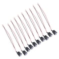 thumbnail image 2 of 10pcs 12V 10mm Pre Wired Constant LED Light Emitting Diode Ultra Bright Water Clear Bulbs #05, 2 of 8