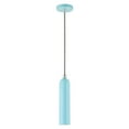 thumbnail image 3 of 46751-74 Livex Lighting Ardmore - 1 Light Pendant in Mid Century Modern Style - 5.13 Inches wide by 16.5 Inches high-Shiny Baby Blue Finish, 3 of 8