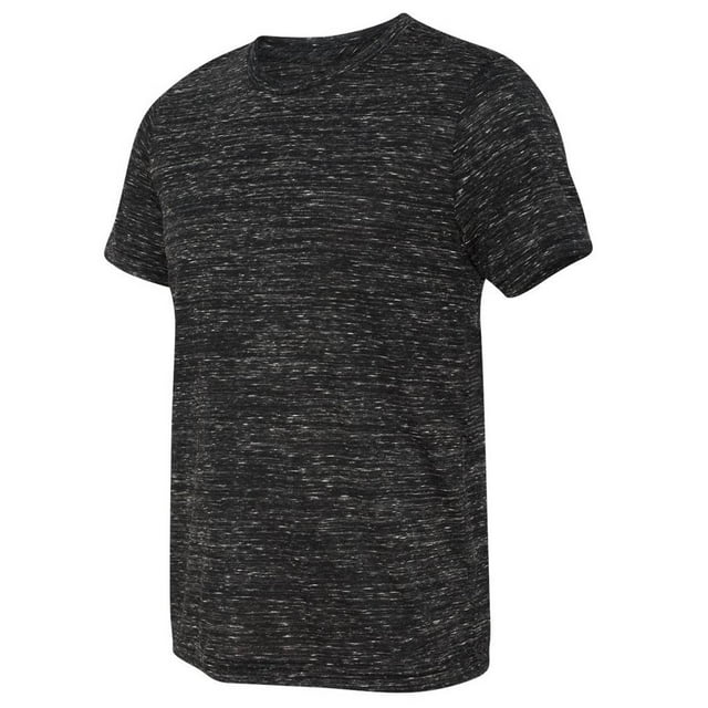 Gravity Threads Chemise en Coton Poly Design Marbre Uni, Noir TG