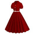 thumbnail image 2 of Staron Robes pour Femmes Robe Vintage des Années 1950 pour Cocktail, Fête, Vacances, Soirée, Bal, 2 of 7