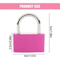 thumbnail image 3 of NOGIS Luggage Lock with Keys 2Pcs Padlock Large Suitcase Lock Luggage Locks Padlocks for Suitcase Backpack Gym Locker Jewelry Box Padlock (42mm, Pink), 3 of 7