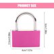 thumbnail image 3 of NOGIS Candado para equipaje con llaves, 2 unidades, candado grande para maleta, mochila, gimnasio, taquilla, joyero (42 mm, rosa), 3 of 7