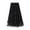 A-Black523, variant on XIAONU Women's Floral-Embroidered Tulle Maxi Skirt Elastic Waist Flared Skirt Romantic Elegant Bridal Shower Tea Party Wear