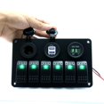 thumbnail image 1 of Panel de Interruptores Bascuntes para USB de ,1 de Voltímetro Digital para Vehículos, Vehícu Yotijar Panel de interruptores basculantes de 6 bandas, 1 of 10