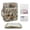 Deer Forest, variant on ZUXONGSY Leopard Print Bible Cover for Women Quilted Bible Carrying Case Large Scripture Bag with Bookmarks Zippered Handbag for Daily Commuter, Gift